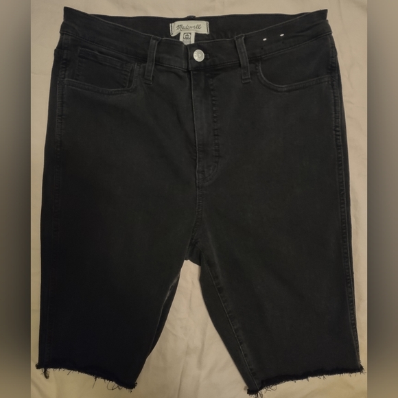 MADEWELL RoadTripper Biker Shorts Size 31, Black, Stretchy and Soft - Picture 2 of 13
